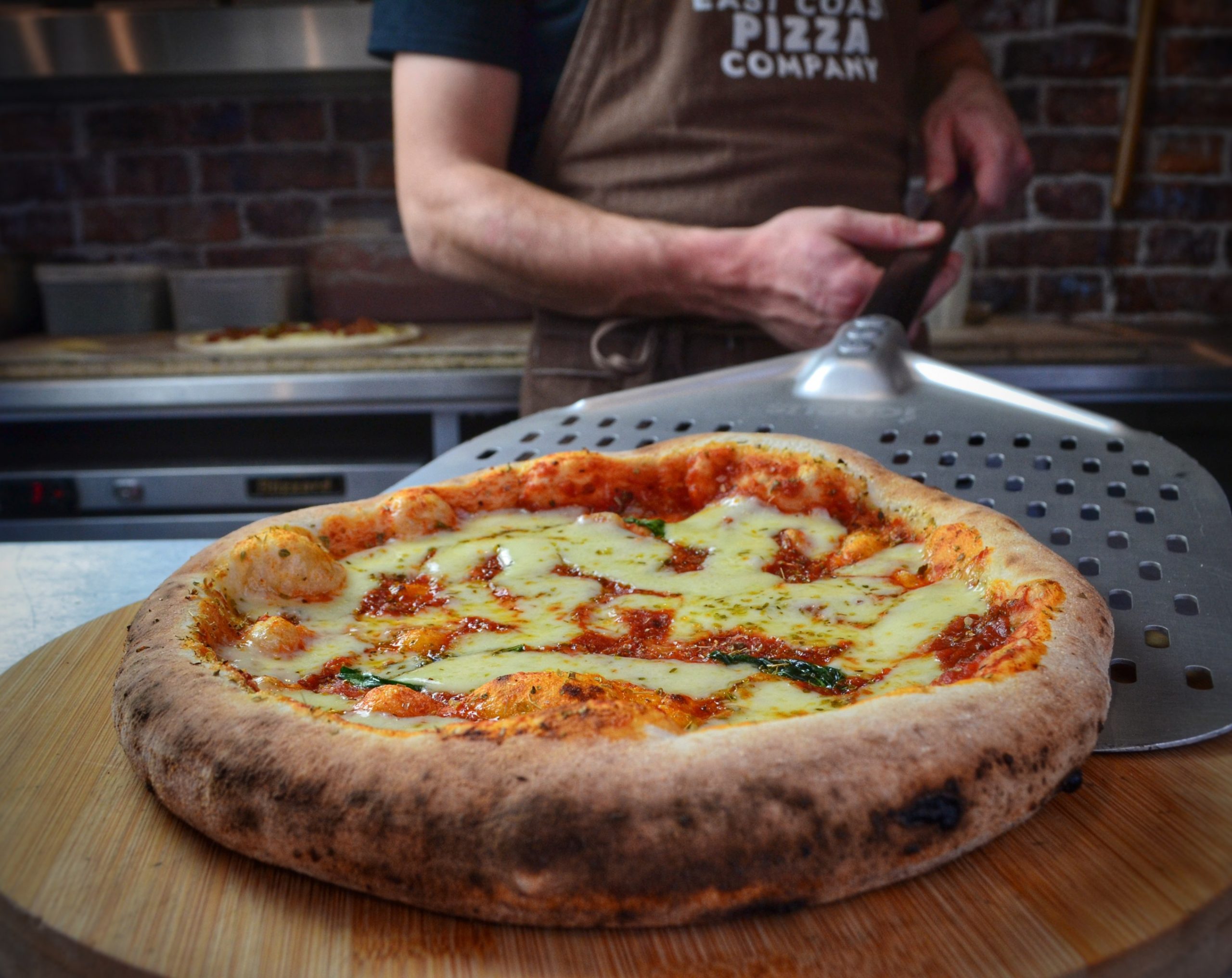 Wood-fired pizza